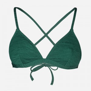 Top de bikini triangle en bande