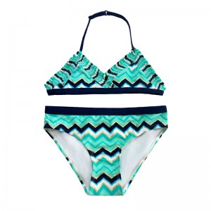 Swimsuit à deux pièces imprimé pour les enfants