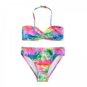 Knessin de bain pour enfants avec cou licou et couleur dégradé